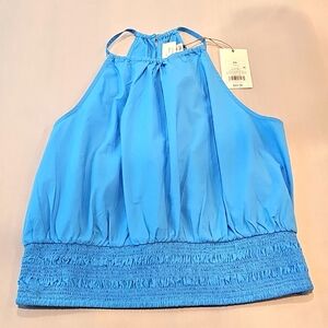 A New Day Halter Top, Size XS, Sky Blue - NWT